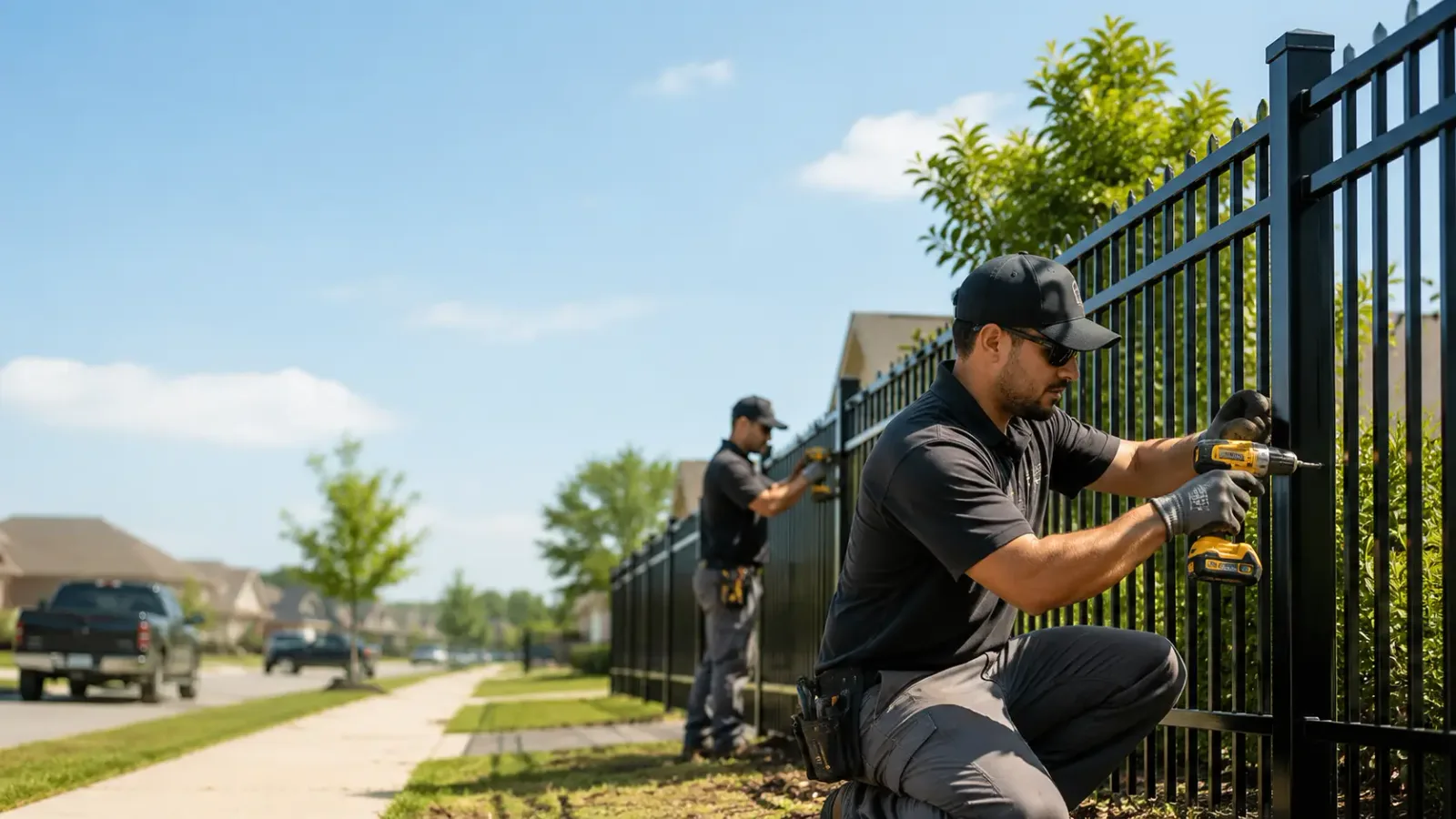 Metal Fence Installation in Sugar Land, TX